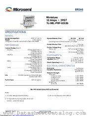 BR246AC-XX-115V datasheet pdf Microsemi