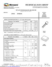 JANTX2N918 datasheet pdf Microsemi