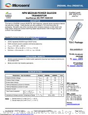 JANTXV2N3506L datasheet pdf Microsemi