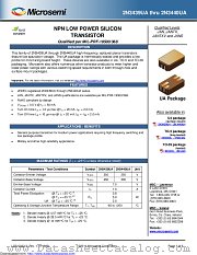 JANTXV2N3440UA datasheet pdf Microsemi
