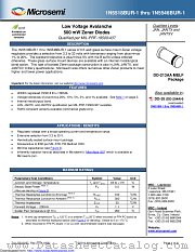 1N5538AUR-1 datasheet pdf Microsemi