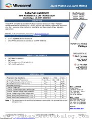 JANSF2N5152 datasheet pdf Microsemi