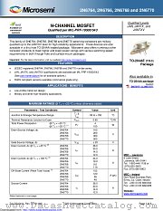JANTX2N6764 datasheet pdf Microsemi