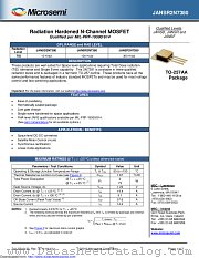 JANHCBF2N7380 datasheet pdf Microsemi
