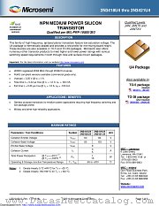 JAN2N3419U4 datasheet pdf Microsemi
