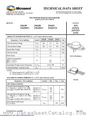 JANTXV2N6250T1 datasheet pdf Microsemi
