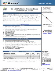 1N827A-1E3 datasheet pdf Microsemi