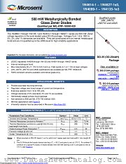 JAN1N4101D-1 datasheet pdf Microsemi