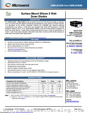 SMBJ5380B/TR13 datasheet pdf Microsemi