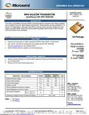 JAN2N3500U4 datasheet pdf Microsemi