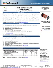 JANTXV1N3037CUR-1 datasheet pdf Microsemi