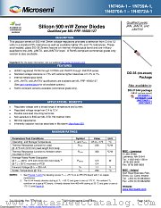 1N748C-1E3 datasheet pdf Microsemi