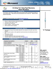 UTR62E3 datasheet pdf Microsemi