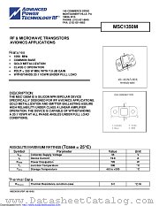 MSC1350M datasheet pdf Microsemi