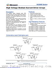 SG2803J-DESC datasheet pdf Microsemi
