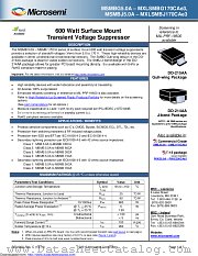 SMBJ160CAE3/TR13 datasheet pdf Microsemi
