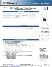 5KP5.0CAE3/TR13 datasheet pdf Microsemi