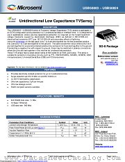USB50803E3/TR7 datasheet pdf Microsemi
