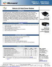 SMBG5930BE3 datasheet pdf Microsemi