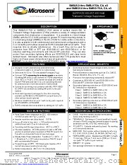 SMBJ110CAE3/TR13 datasheet pdf Microsemi