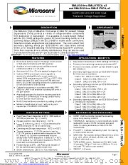 SMLJ7.5CAe3/TR13 datasheet pdf Microsemi