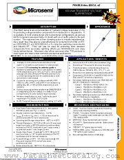 P6KE250Ae3/TR13 datasheet pdf Microsemi