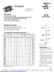1N989BUR-1E3 datasheet pdf Microsemi