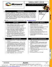 1N5990DUR-1 datasheet pdf Microsemi