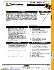 1N989B (DO-7) datasheet pdf Microsemi