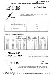 1N1730 datasheet pdf Motorola