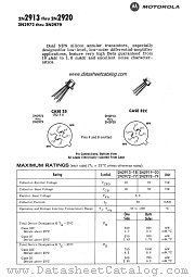 2N2972 datasheet pdf Motorola