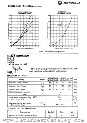 2N1363 datasheet pdf Motorola
