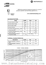 2N4407 datasheet pdf Motorola