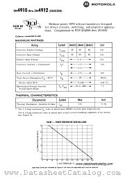2N4912 datasheet pdf Motorola