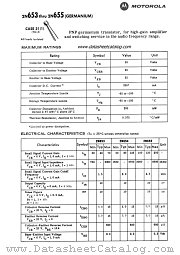 2N654 datasheet pdf Motorola