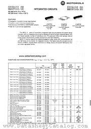MC1011L datasheet pdf Motorola