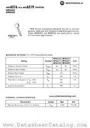 MPS6522 datasheet pdf Motorola