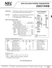 2SC1449 datasheet pdf NEC