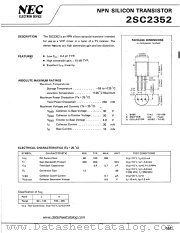 2SC2352 datasheet pdf NEC