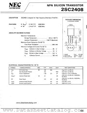 2SC2408 datasheet pdf NEC
