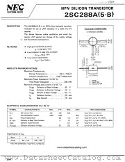 2SC288A(5.B) datasheet pdf NEC