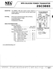 2SC3693 datasheet pdf NEC