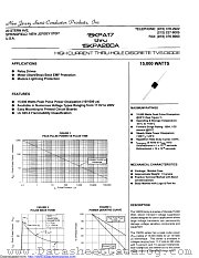15KPA22C datasheet pdf New Jersey Semiconductor