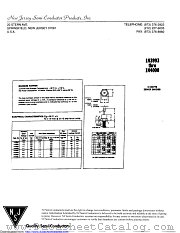 1N4000B datasheet pdf New Jersey Semiconductor