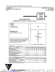 1N4005F datasheet pdf New Jersey Semiconductor