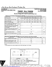 1N4008 datasheet pdf New Jersey Semiconductor