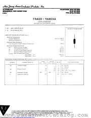 1N459B datasheet pdf New Jersey Semiconductor