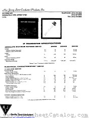 2N1121 datasheet pdf New Jersey Semiconductor