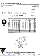 2N1212 datasheet pdf New Jersey Semiconductor