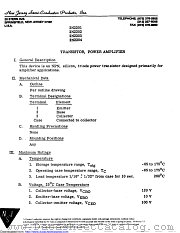 2N2203 datasheet pdf New Jersey Semiconductor